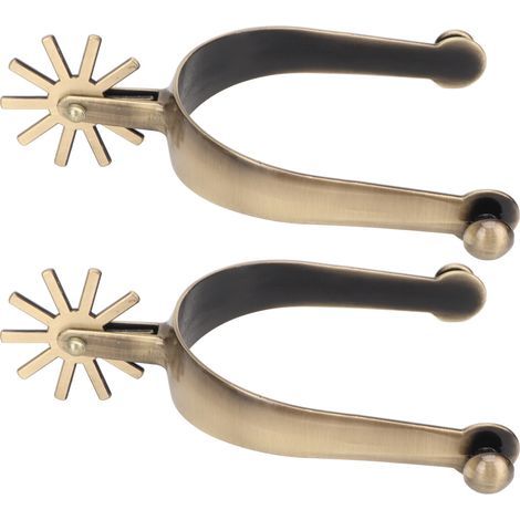 Western Spurs Cheval en alliage de zinc vintage antirouille et non toxique avec équipement pour homme (1/5)