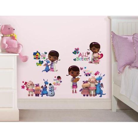 DISNEY DOCTEUR MCSTUFFINS - Stickers repositionnables de Doc McStuffins, série d'animation Disney (1/3)