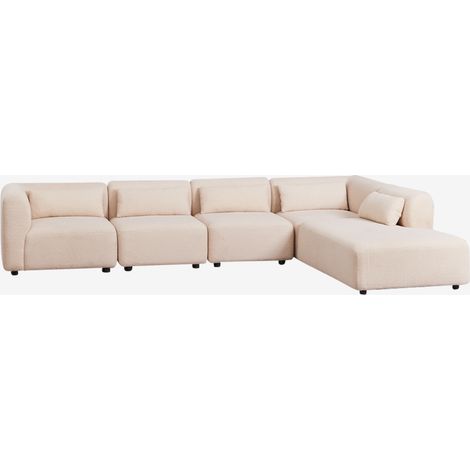 SKLUM Fogler 5-teiliges modulares Sofa mit rechter Chaiselongue                                   