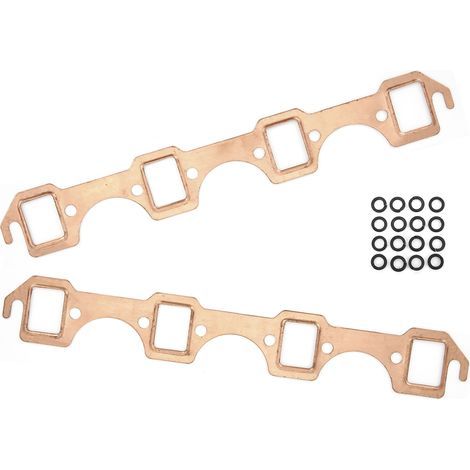 Juego de 2 juntas de colector de escape para Ford SBF 289 302 351W (1/5)