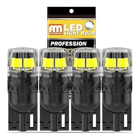 T10 W5W LED Ampoules 12V 6000K Blanc 501 194 168 2825 Wedge Intérieur de Voiture Lampe Canbus Sans Erreur Dôme Feux de Plaque D'immatriculation Lumière (1/5)