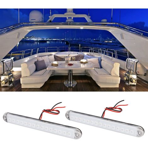 Deux feux de position latéraux/feux de stationnement 12V 15LED pour yachts et camping-cars (IH-TY15-200) (1/5)