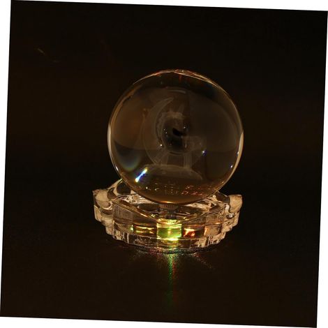 Lampe Boule de Cristal Licorne Lumineuse Multicolore (1/5)