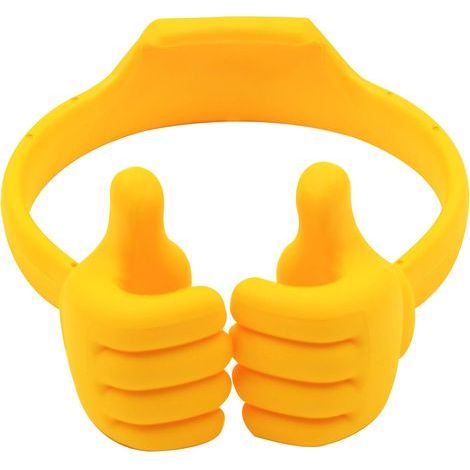 Handyhalterung mit Daumenauflage, Tablet-Ständer für Desktop, Smartphone, Handy und Tablet – Universell verstellbar und flexibel, lila (1/5)