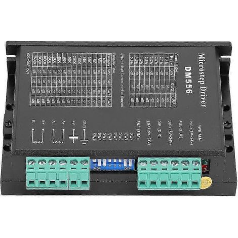 DM556 Schrittmotortreiber, 20–50 V DC, geräuscharm, störungsunterdrückend, 200 kHz Pulsfrequenz, leiser und robuster Controller (1/5)