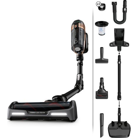 Rowenta X-Force Flex 15.60 Aspirador Escoba Negro Potente (1/5)
