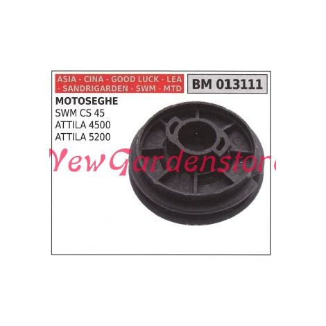 Puleggia messa in moto ASIA motore motosega SWM CS 45 ATTILA 4500 013111