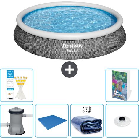 Bestway Fast Set Rund - 396x84 cm - 7-teilig  S272 (1/5)