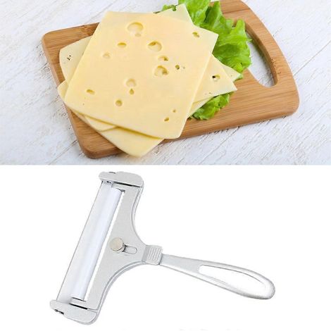 Trancheuse à fromage à fil réglable, coupe-fromage en alliage de zinc, épaisseur réglable, pièce de rechange (1/4)