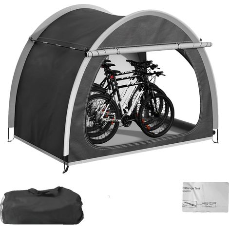 Tienda de campaña para bicicleta de exterior, impermeable, de fácil montaje, negra. (1/2)