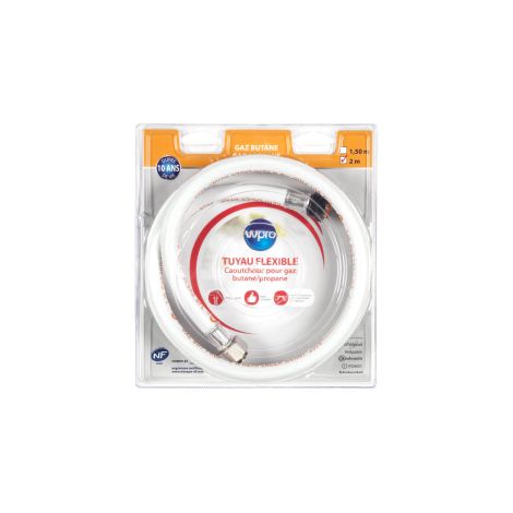 Flexible gaz butane propane long. 2m durée de vie 10 ans d'origine