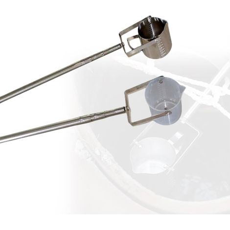 Échantillon d'eau télescopique avec tige en acier inoxydable et louche pour des tests précis de liquides dans applications environnementales laboratoire Métal 500 Ml 0.982.5m (1/5)