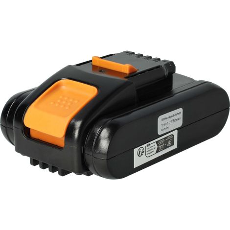 vhbw 1x Battery compatible with Worx WX820, WX822 Power Tools (1500 mAh, Li-Ion, 20 V)