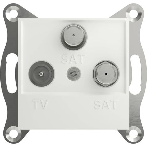 Schneider Electric Prise terminale TV-SAT-SAT Asfora blanc (RAL 9003) EPH3670121D 1 pc(s) R045122 (1/5)