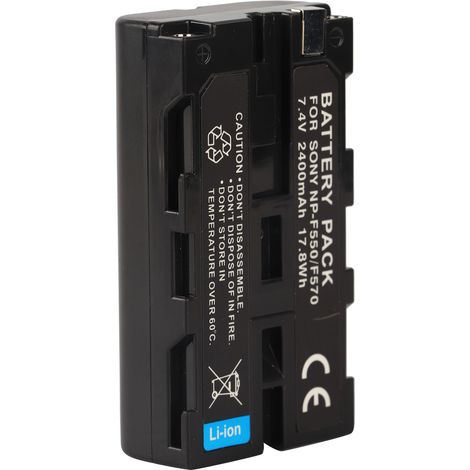 Batterie décodée 7.4V 2400mAh pour Sony NPF550 NPF570 - Appareil photo et caméscope