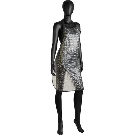 Delantal de peluquería K-33 transparente (1/2)