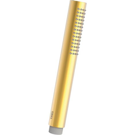 TRES 03411601OR COMPLEMENTOS DE DUCHA Ducha De Mano Color Oro 24K - ref: 03411601OR