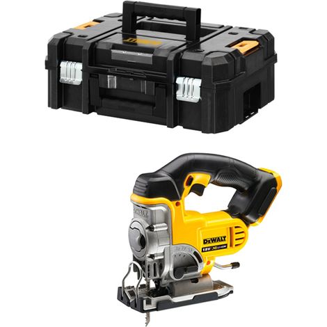 Dewalt – Scie sauteuse 18V DCS331NT – Moteur Brushless – Vitesse variable jusqu'à 3000 courses/min – Profondeur de coupe 45mm – Pour bois dur