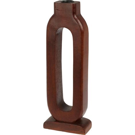 Candeliere in legno di mango marrone, 30 cm (1/3)