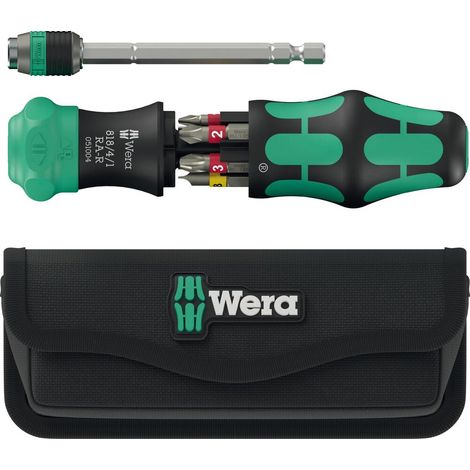 Multiherramientas Kraftform Kompakt 25 RA-R con estuche, 6 piezas - WERA - 05051515001