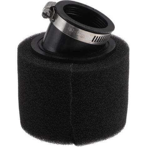 Filtre À Air Universel Pour Moto 44-46mm Nettoyeur D'Admission En Caoutchouc Mousse Filtre À Air De Remplacement Pour Dirt Pit Bike ATV Scooter Moped Go Kart Noir 1 Set (1/5)