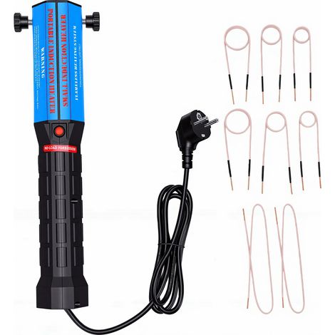 Chauffage à Induction 1300W 25s, chauffage rapide, outil de retrait de boulons magnétiques avec 8 bobines pour écrous à vis rouillés, roulements, prise ue (1/5)