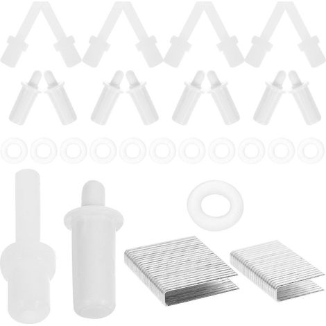 Reparaturset für Fliegengittertüren, Rollladenstifte, DIY-Projekte, 3 x 1 cm, Metall, Teleskopdesign, 1 Set (1/5)