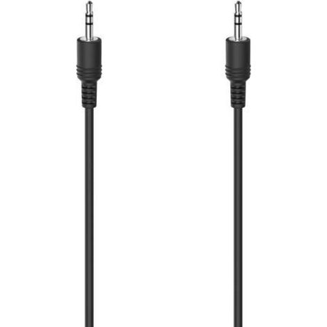 Câble audio - HAMA - f. jack mâle 3,5 mm - f. jack mâle 3,5mm - stéréo - 3,0 m (1/4)
