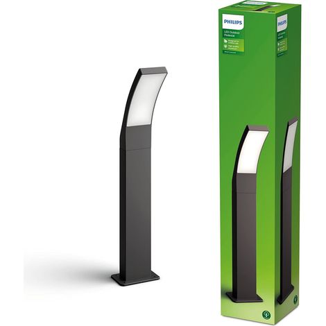 Philips Lighting Paletto con LED integrato Splay, per Esterni, IP44, 2700K, Antracite (1/4)