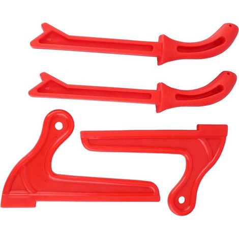 (Rouge) Bâtons Poussoirs de Sécurité, Poignée de Bloc Poussoir de Scie à Table Bâtons Poussoirs à Bois en Plastique pour Scie à Table Menuiserie (1/5)