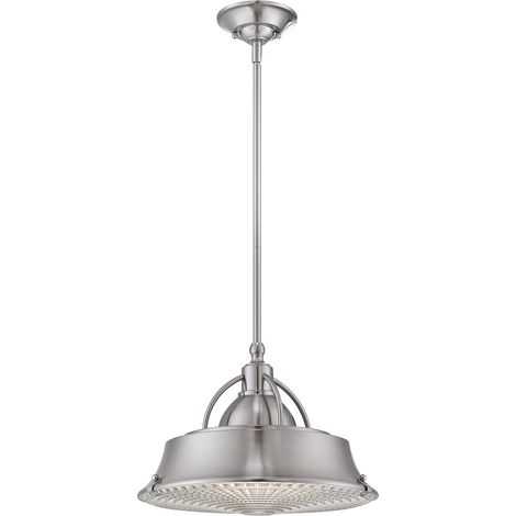Elstead - Sospensione a soffitto a 2 luci a cupola in nichel spazzolato, E27 (1/5)