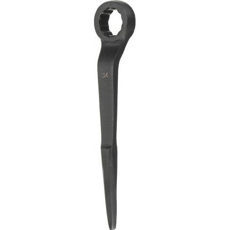 Clé À Douille Simple 34mm Acier 45 Noir Métrique Noir (1/5)