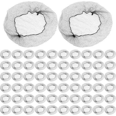 Retina per capelli invisibile in rete nera per donna, in tessuto confortevole, confezione da 100 pezzi, ideale per matrimoni e spettacoli teatrali. (1/5)