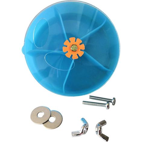 Bird Creative Foraging System Seed Food Ball Rotation Jouet d'entranement (Bleu) (1/5)
