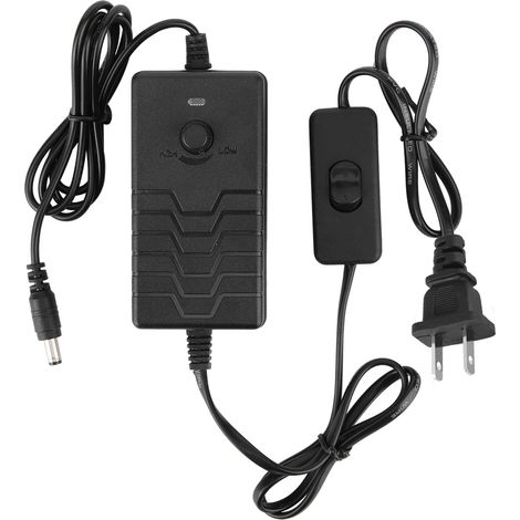 Adaptateur Secteur 24v-36v 2a - Alimentation Electrique Reglable - Protection Surcharge - Pour Led Ventilateur - Prise Us