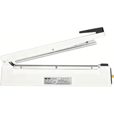 250W 400 mm Scelleuse Thermique , Blanc,Thermoscelleuse Machine, Impulse Heat Sealer, Machine à Sceller à Chaud, Soudeuse Thermique, Thermoscelleuse, pour Sacs en Plastique, PE, PP, Mylar