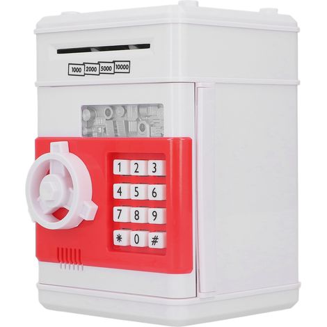 Tirelire électronique avec code distributeur automatique de billets pour enfants KidRed (1/5)
