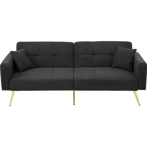 Canapé convertible ajustable en mousse Gris Antique 175.00x64.00x72.00 cm ZIPSOFA (1/5)