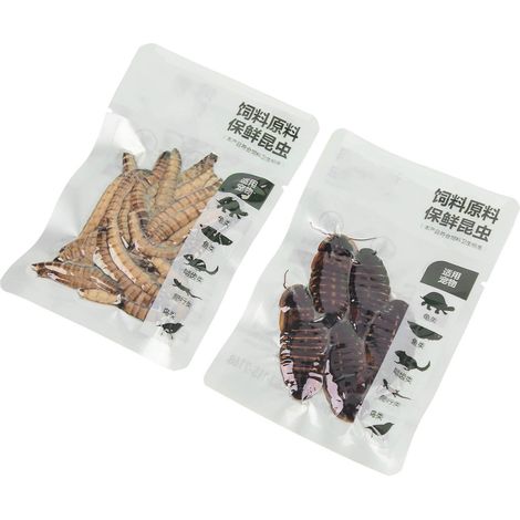 Aliment naturel, sûr et nutritif pour reptiles et poissons, à base d'orge, conditionné sous vide. (1/5)