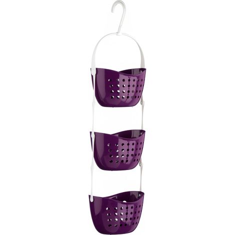 Premier Housewares 3 Tier Purple Shower Caddy