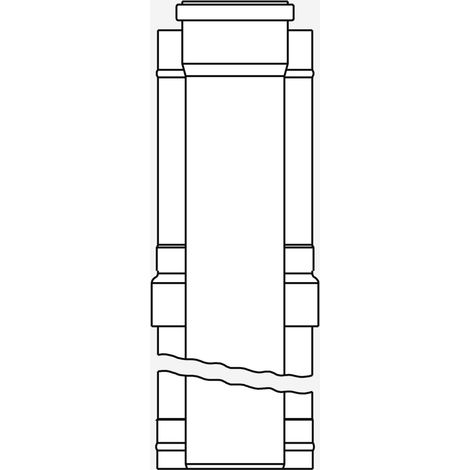 Dachdurchführung INOX/PPs grau DN400/315 - 48000012222 von Weishaupt