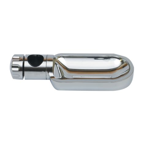 Porte-savon universel pour barre de douche baignoire en abs chrome'