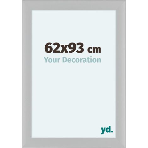 yd. - Cadre photo 62x93 - Blanc Brillant - MDF - Como (1/5)