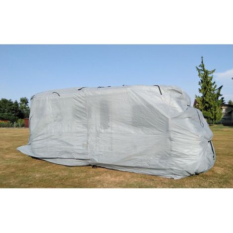 Wohn Mobil Vlies Stoff Abdeckung Gr. L imprägniert Schutz Plane Caravan 870x235x 275 (1/5)