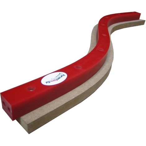 Protus Kurvenlineal Kurvenfrässchablone Kurvenformfix 1250 mm 22x22 mm kf1250 (1/3)