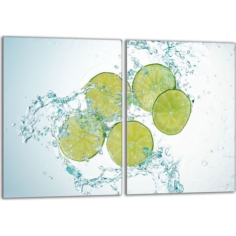 Glasschutzplatte für Herd 2x40x52 Lime (1/5)