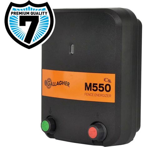 Elettrificatore Gallagher M550 a corrente 230V per recinti fino 35km per cavalli, bestiame, capre, pecore e maiale (1/4)