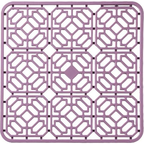 Tapis d'évier en silicone pour évier de cuisine Grille de protection pliable résistante à la chaleur Grille de séchage antidérapante pour fond d'évier en porcelaine en acier inoxydable de ferme (1/5)