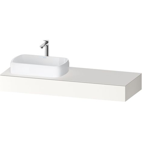 Console Duravit Collection One, 1400x550x170mm, avec découpe à (1/2)
