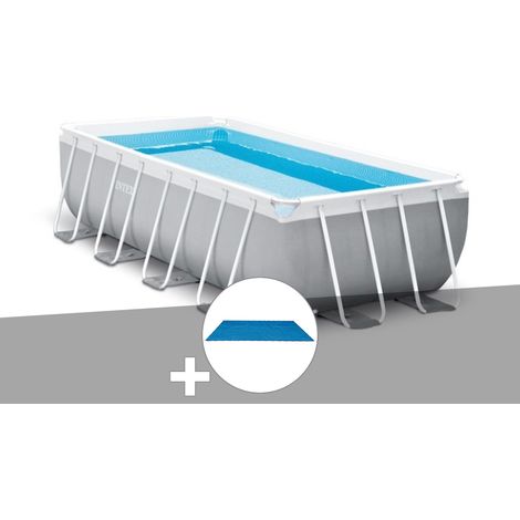 Intex – Piscine tubulaire rectangulaire 4,00 x 2,00 x 1,00 m – Hauteur d'eau 0,84 m – Volume 6,80 m³ – Filtration à cartouche incluse (1/3)